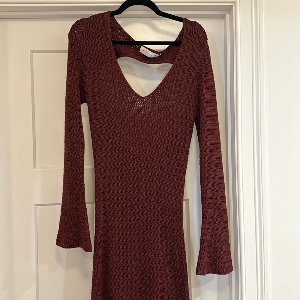 NWOT! Free People Beach knit maxi dress